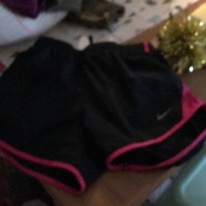Girls Nike running shorts